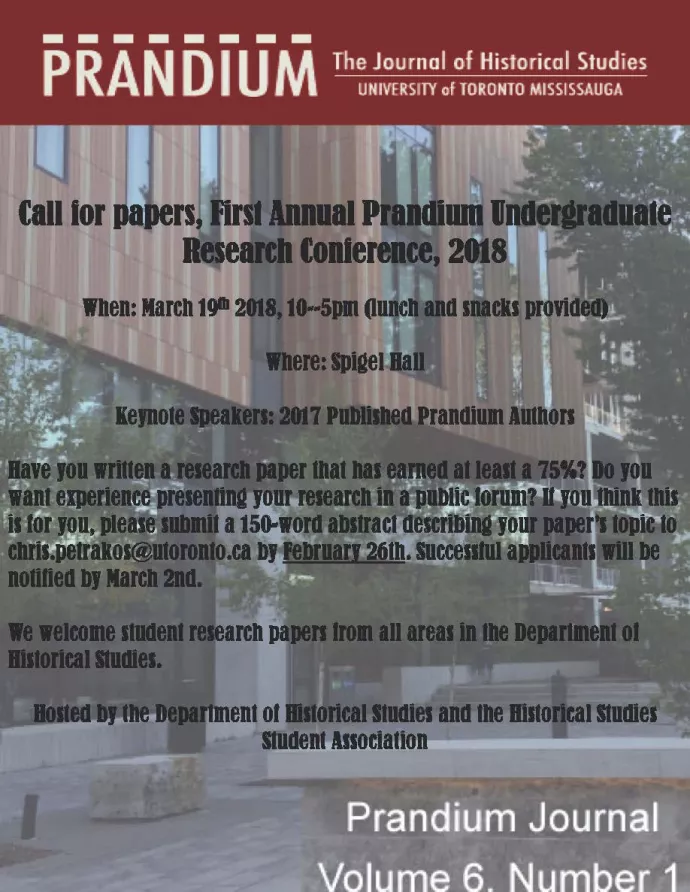 Poster - Prandium Call for Papers