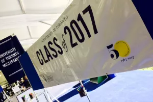 image of banner reading Class of 2017