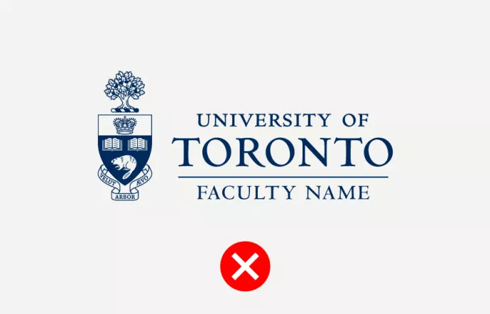 U of T Mississauga Signature additional text