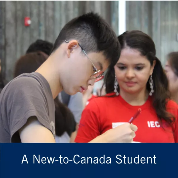 A new to Canada Student