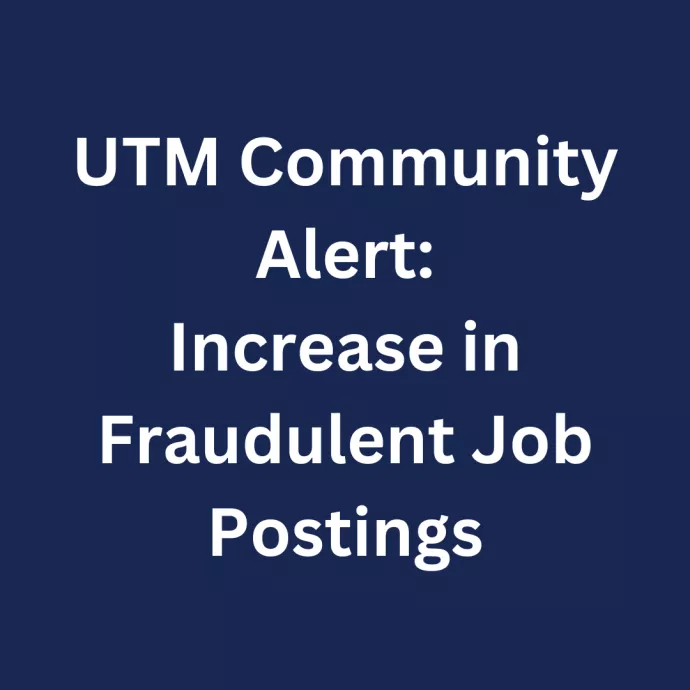 Community Alert: Increase in Fraudulent Job Postings 