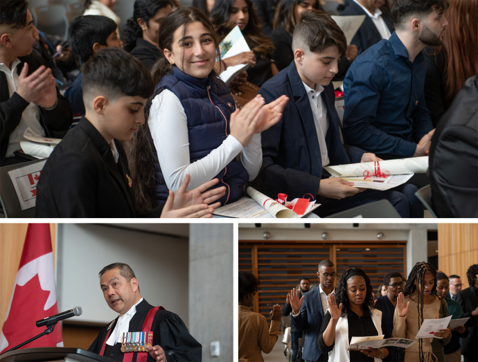 New Canadians make it official at UTMhosted Citizenship Ceremony