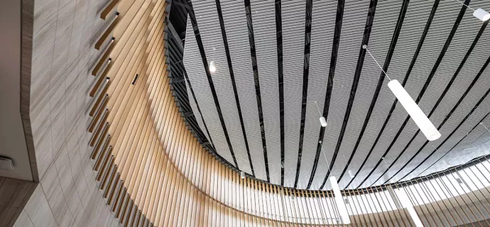 Interior view of UTM building