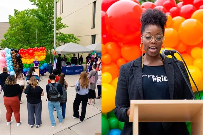 Images from UTSC's Pride Month 2024 kickoff event