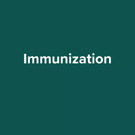 Immunization cta block image